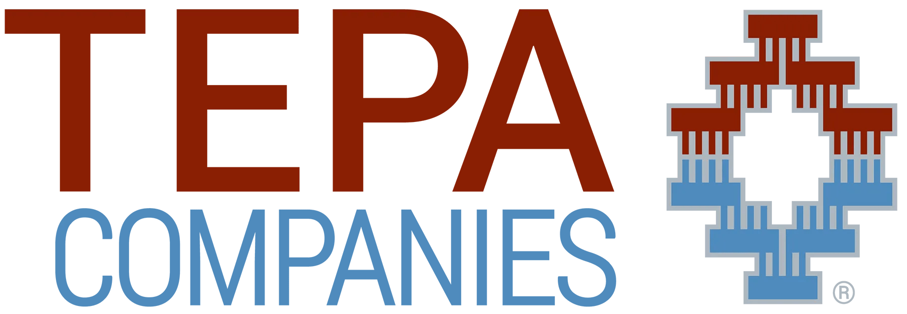 A diagram showing the structured hierarchy of an organization. The layout uses boxes and connecting lines, with a large brown block representing the top level and multiple smaller blue blocks cascading down, depicting sub-levels.